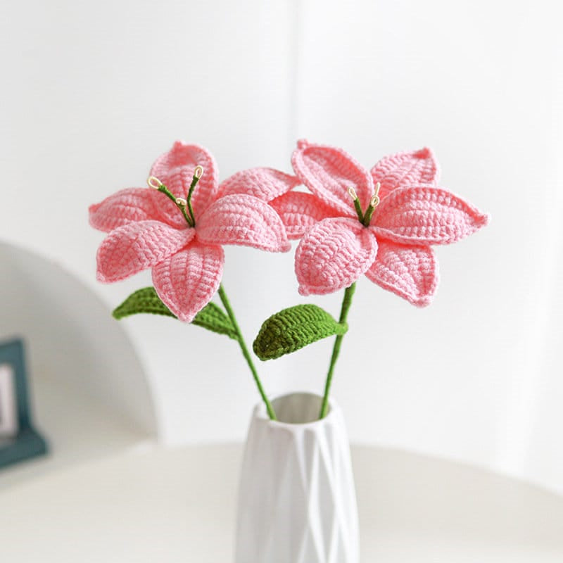 YSHomy Crochet Flowers of Lily (Set of 3)