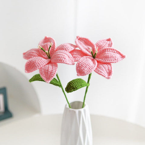 YSHomy Crochet Flowers of Lily (Set of 3)
