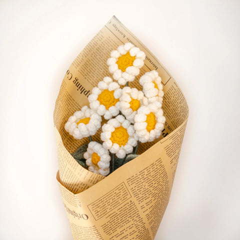 YSHomy Crochet Flowers of Daisy (Set of 3)