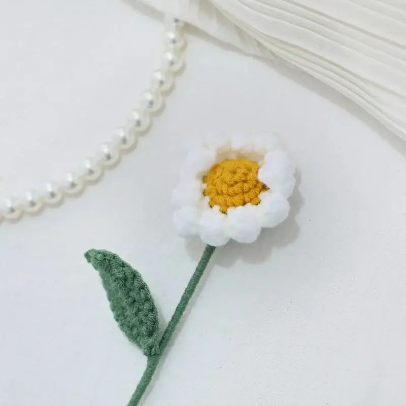 YSHomy Crochet Flowers of Daisy (Set of 3)