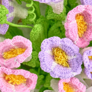YSHomy Häkel-Strauß mit Prunkwinde – Geburtsblume September