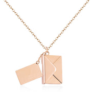 YSHomy 18K Gold-Plated Custom Love Letter Necklace