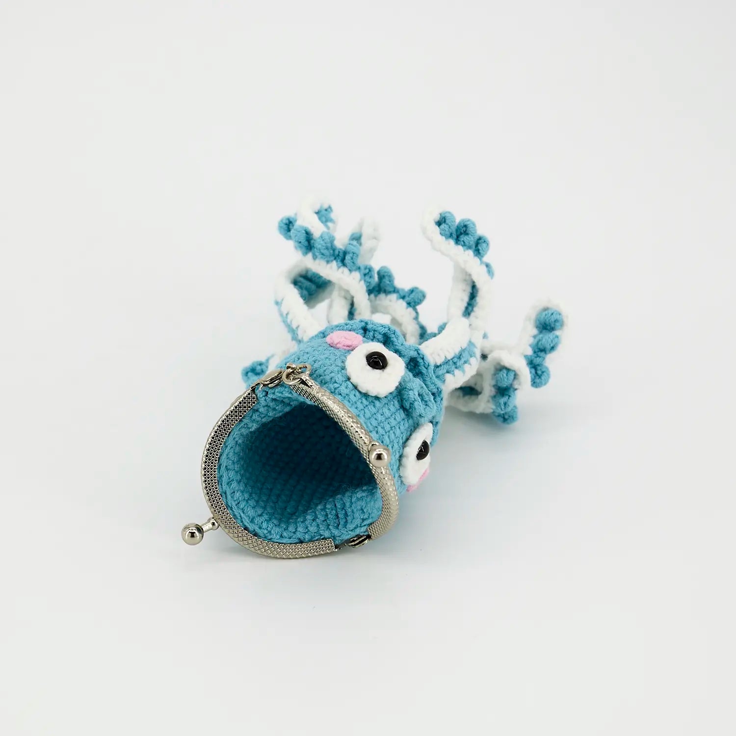 YSHomy Handmade Cute Crochet Octopus Coin Purse & Keychain