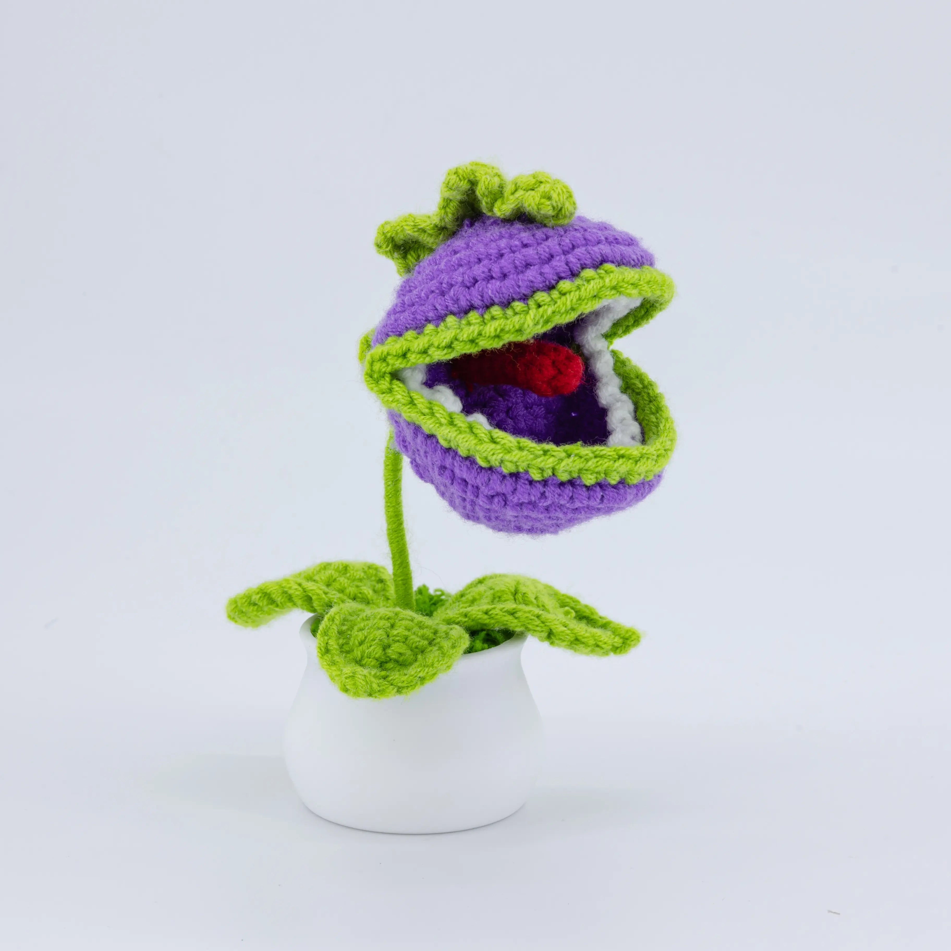 YSHomy Crochet Plants vs. Zombiest Plant Pot