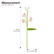 YSHomy Häkel-Moth Orchideen Blumen Set (Keine Vase)