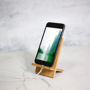 YSHomy Wooden Phone Holder with Custom Photo & Text
