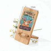 YSHomy Wooden Phone Holder with Custom Photo & Text