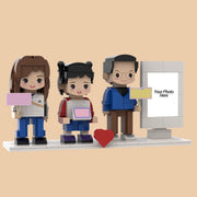 YSHomy Figure di Mattoncini Personalizzate dalla Tua Foto - Stile Cornice Fotografica