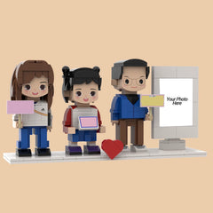YSHomy Custom Brick Figures from Your Photo - Photo Frame Style