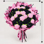 YSHomy Riesiger Häkelrosenstrauß mit becherförmigen Rosen