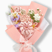 YSHomy Rosa Häkel-Gerbera Gänseblümchen Rose Jasmine Strauß