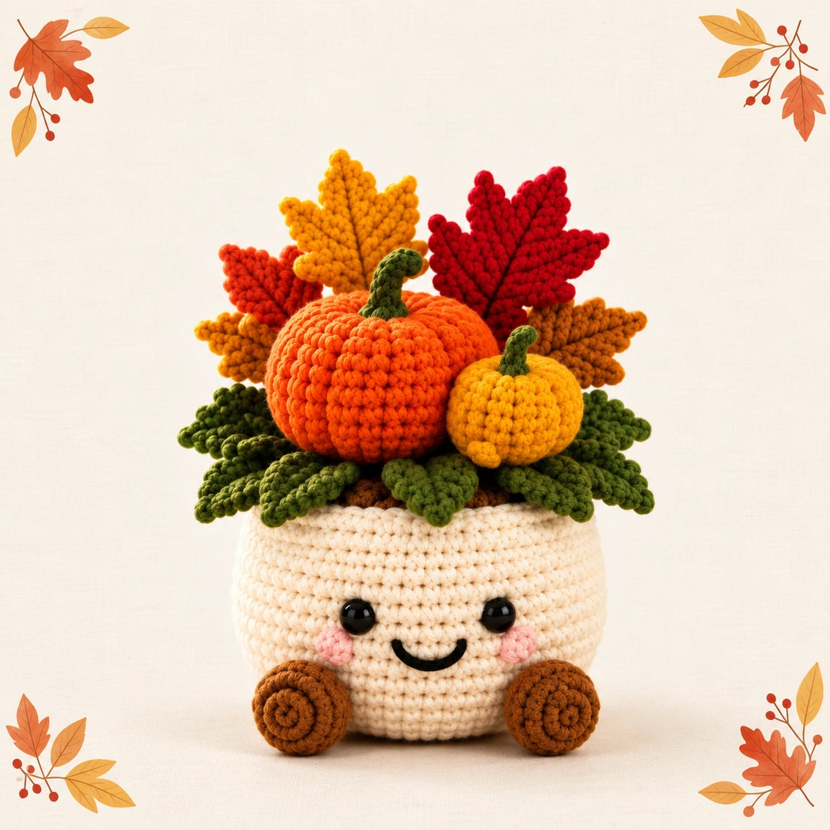 YSHomy Série Pots Lapin & Panda au Crochet