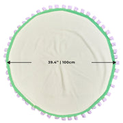 YSHomy Couverture en crochet Motif fleurs – Campanules violettes