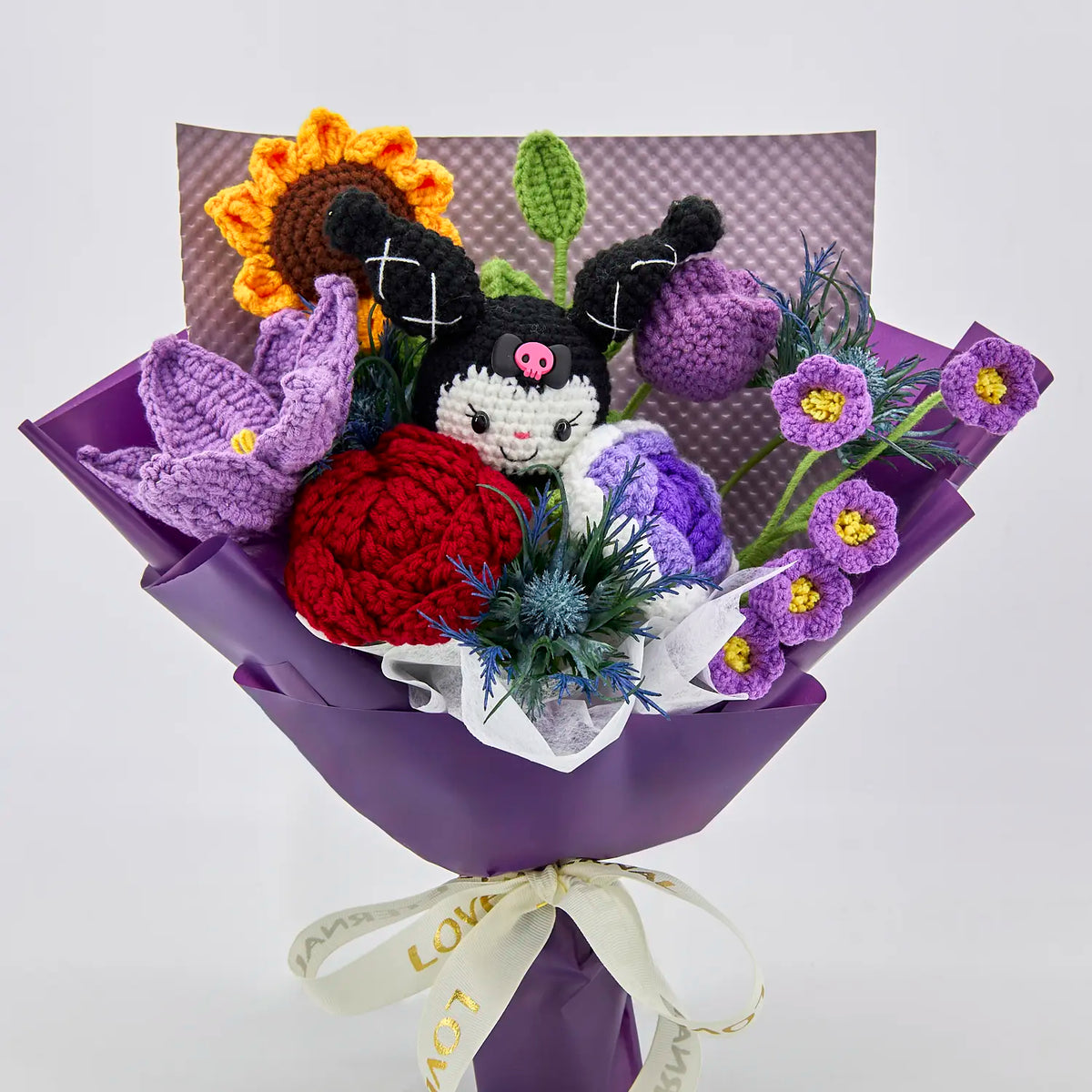 YSHomy Crochet KM & Sunflower Lily Bouquet