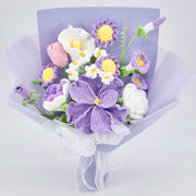 YSHomy Häkel-Eustoma Morgen Glory Rose Tulpe Strauß