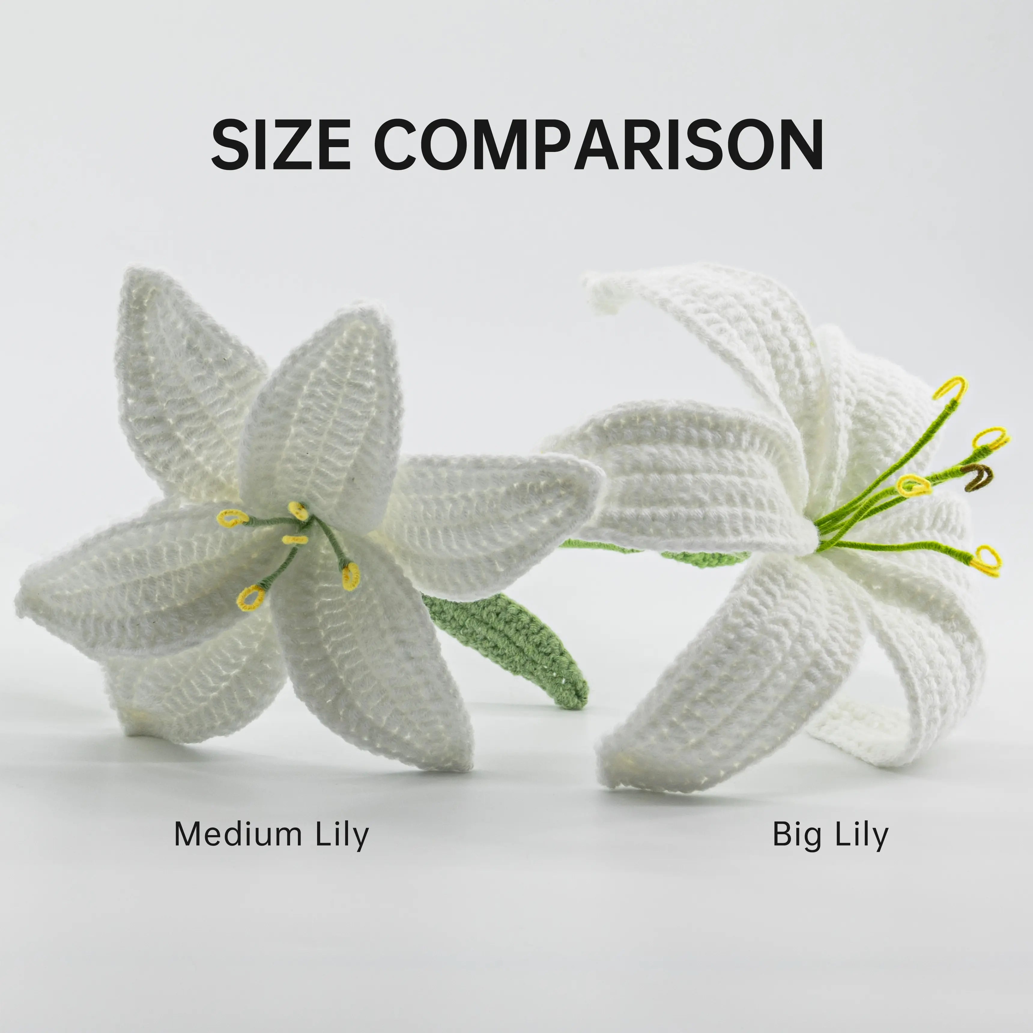 YSHomy Crochet Flowers of Lily (Set of 3)