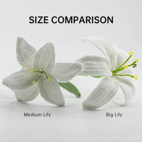 YSHomy Crochet Flowers of Lily (Set of 3)
