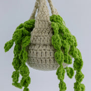 YSHomy Crochet Sloth Bear Flower Basket Car Hanging