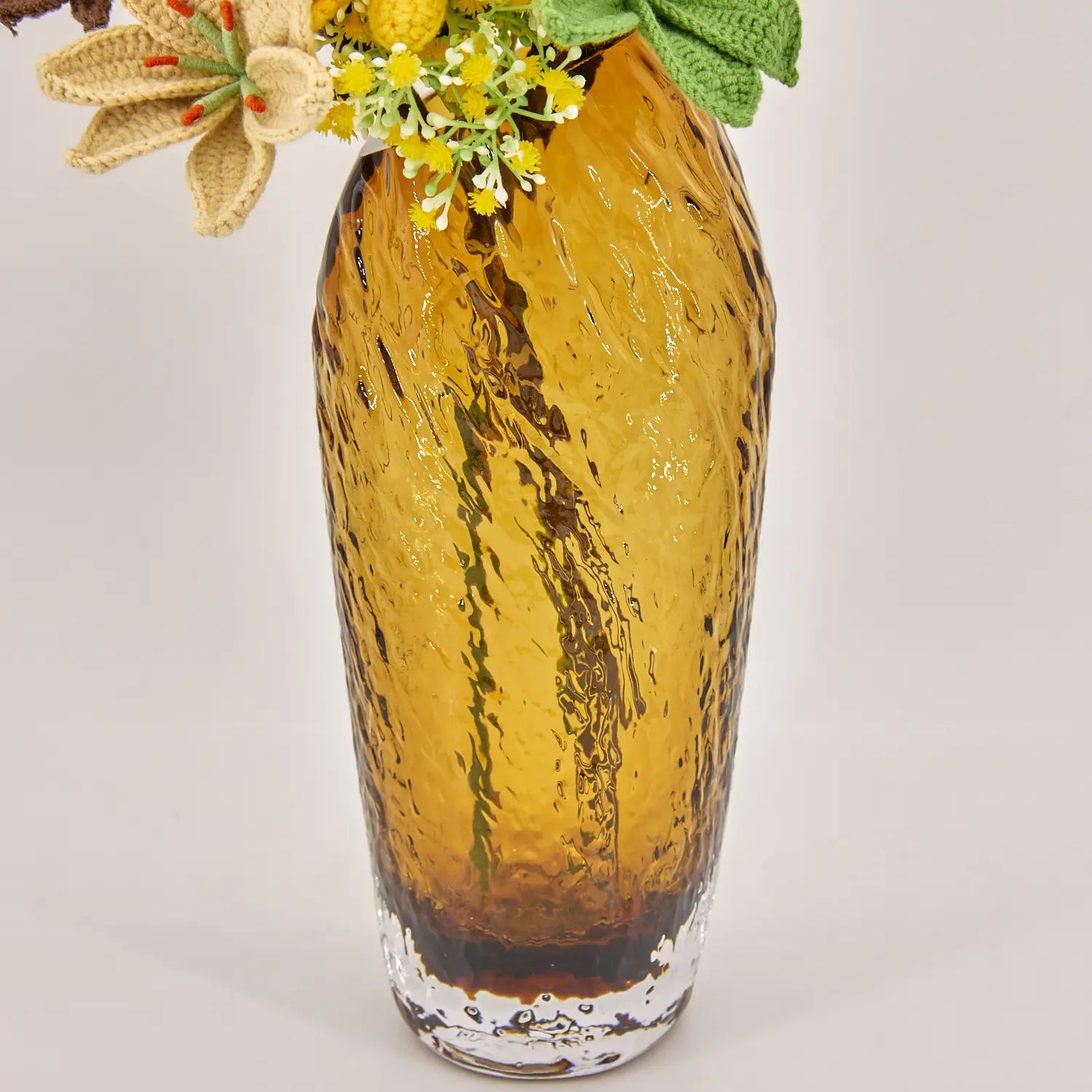 YSHomy Crochet Sunflower & Lily & Maple Leaf Set (No Vase)