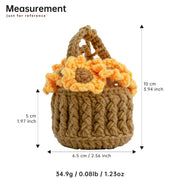 YSHomy Crochet Sunflower Basket Car Hanging